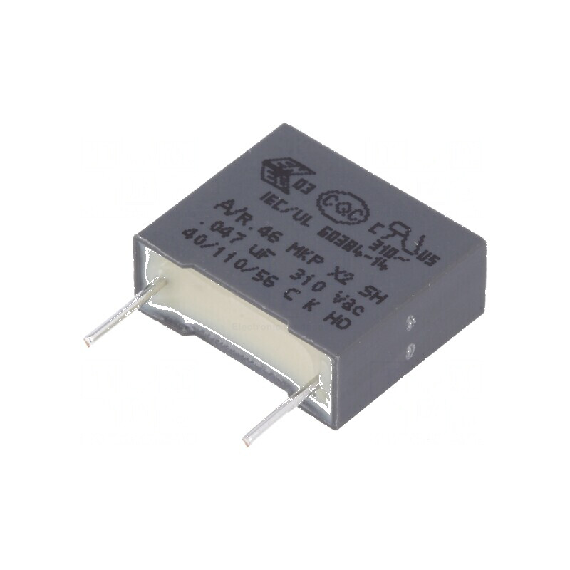 Condensator polipropilenă X2 R46 310V 47nF 13x5x11mm THT | Electronic-mag.ro | Componente Electronice Condensator polipropilenă X2 R46 310V 47nF 13x5x11mm THT | Electronic-mag.ro | Componente Electronice