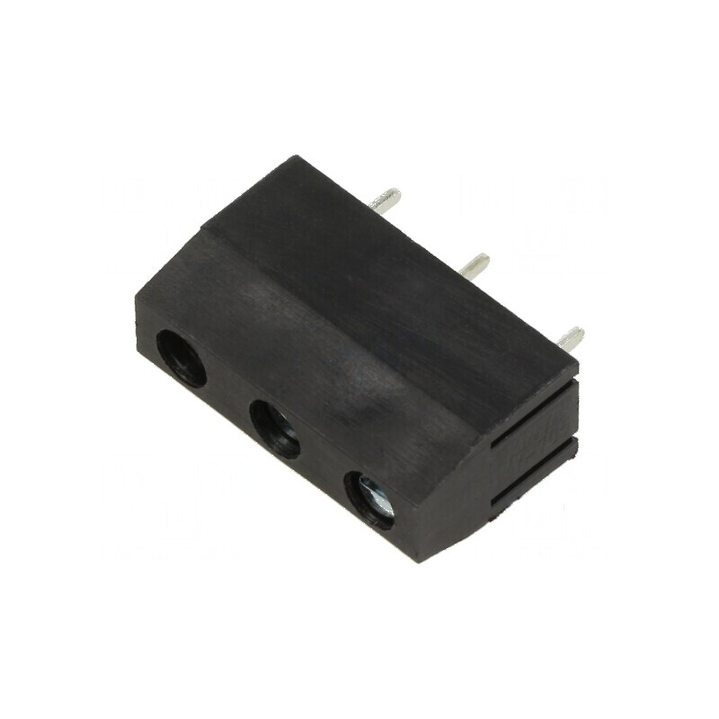 Regletă de conexiuni 90° pentru PCB, 7,5mm, 3 piste | Electronic-mag.ro | Componente Electronice