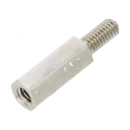 Piuliță distanțieră filetată 10mm M2.5 hexagonală | Electronic-mag.ro | Componente Electronice