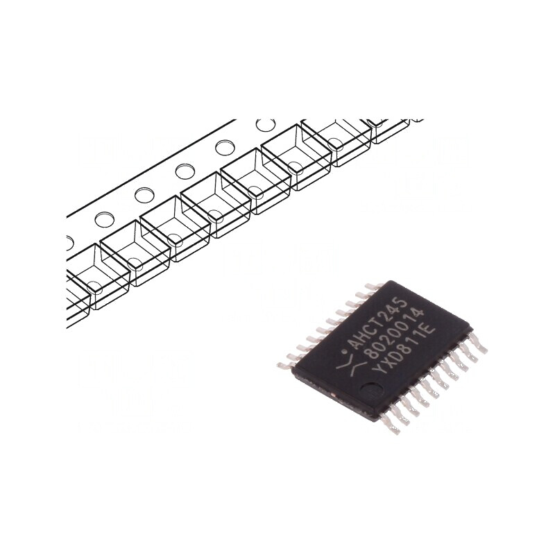 Transceiver digital de bus IC 8 CMOS TTL SMD TSSOP20 AHCT | Electronic-mag.ro | Componente Electronice