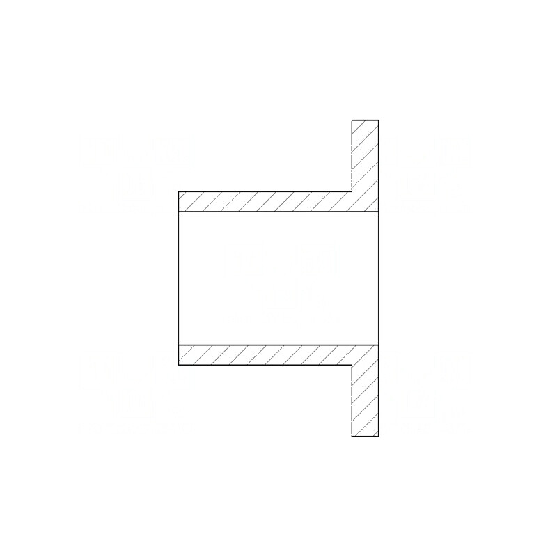 Bucșă izolantă poliamidă 66 Ø4,4mm H: 2,4mm UL94V-2 | Electronic-mag.ro | Componente Electronice