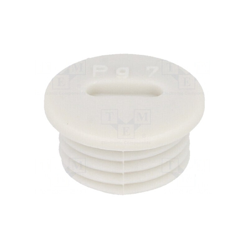 Capac de protecție PG7 IP54 poliamidă gri pentru filet PG | Electronic-mag.ro | Componente Electronice