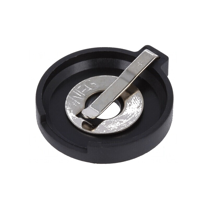 Soclu pentru baterii CR2412, CR2430, DL2430, THT orizontal H: 7,5mm | Electronic-mag.ro | Componente Electronice