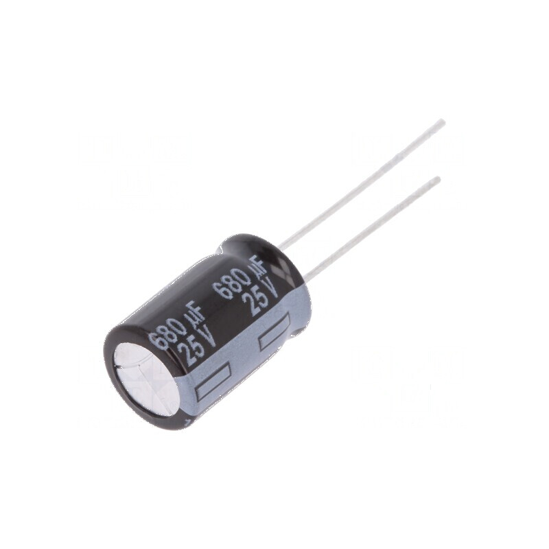 Condensator electrolitic low ESR THT 680uF 25VDC Ø10x16mm | Electronic-mag.ro | Componente Electronice