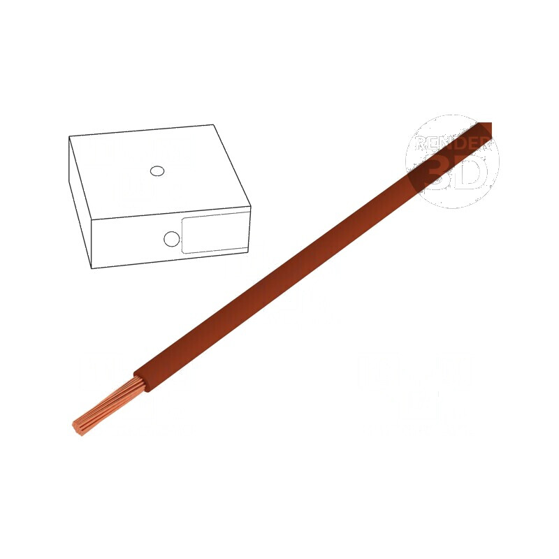 Cablu H05V-K litat 0,75mm² PVC maro 300V 500V Clasa 5 | Electronic-mag.ro | Componente Electronice