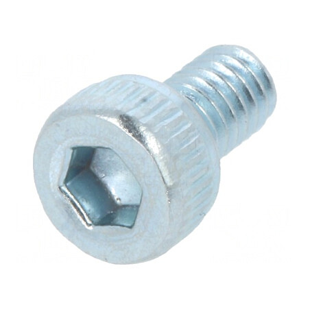 Şurub M2,5x4mm Cap Rotund Imbus HEX 2mm Oţel Zincat | Electronic-mag.ro | Componente Electronice