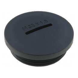 Capac de protecție M32 1,5 poliamidă neagră 13,3mm | Electronic-mag.ro | Componente Electronice