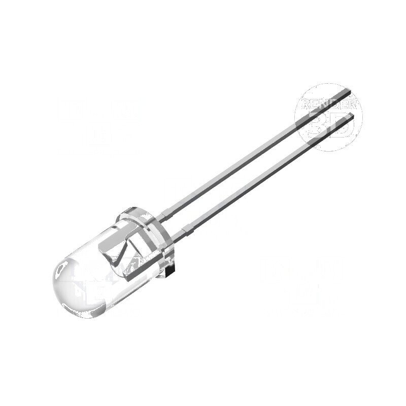 LED 5mm roșie 4200-5800mcd 100° convex | Electronic-mag.ro | Componente Electronice