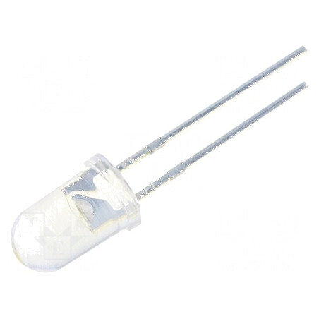 LED 5mm Alb Rece 10000mcd 15° Convex | Electronic-mag.ro | Componente Electronice