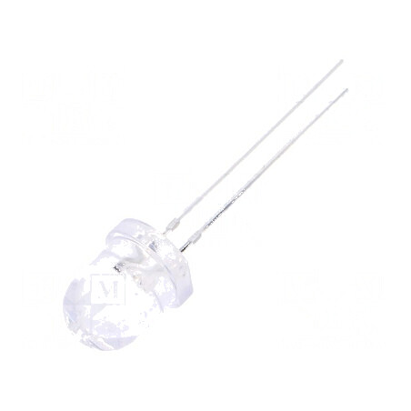 LED 8mm Albastru 1560-2180mcd 30° Convex | Electronic-mag.ro | Componente Electronice