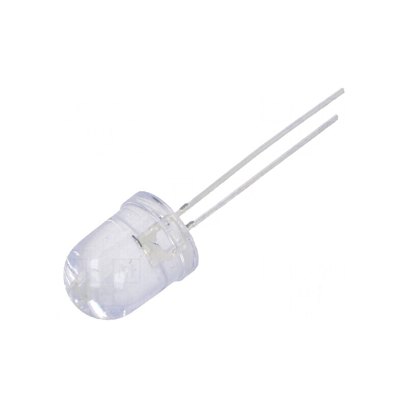 LED 10mm Albastru Ice Blue 10000mcd 30° Nr.term: 2 | Electronic-mag.ro | Componente Electronice