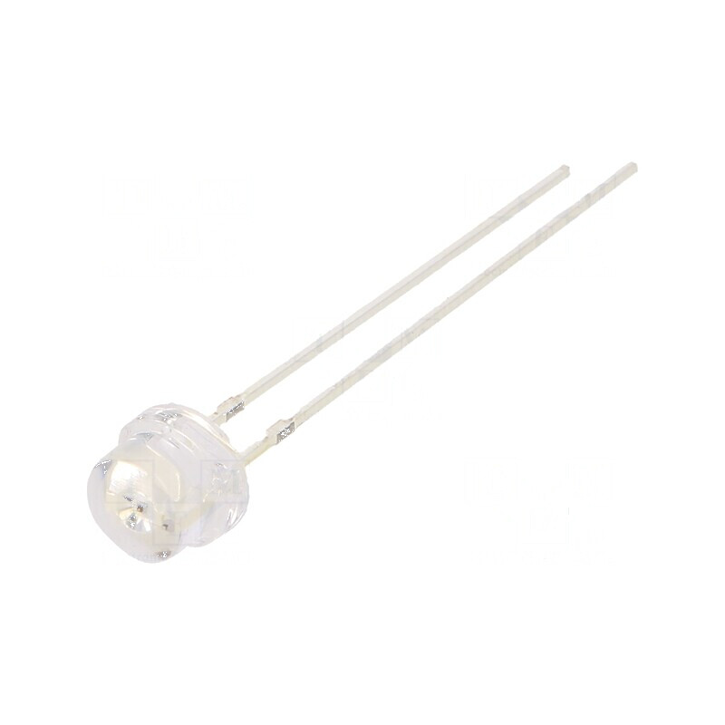 LED 4,8mm portocalie 150-220mcd 100° convex | Electronic-mag.ro | Componente Electronice