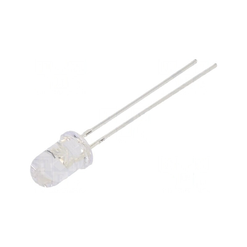 LED 5mm roșu 7500mcd 30° convex | Electronic-mag.ro | Componente Electronice