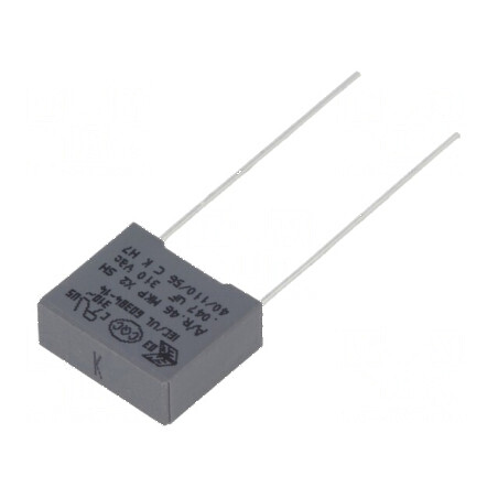 Condensator polipropilenă X2 R46 310V 47nF 13x5x11mm THT | Electronic-mag.ro | Componente Electronice
