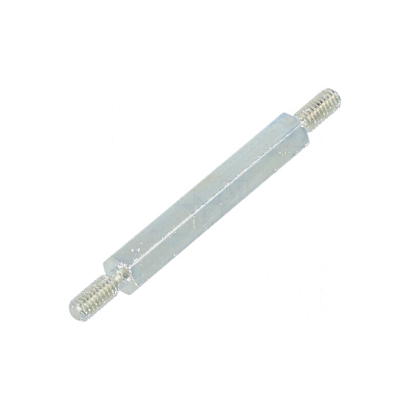 Piuliță distanțieră filetată 25mm M2.5 hexagonală | Electronic-mag.ro | Componente Electronice
