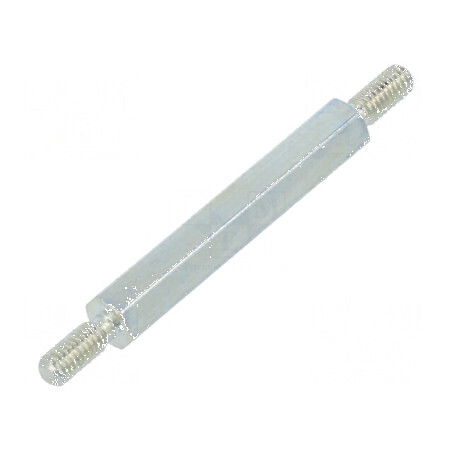 Piuliță distanțieră filetată 25mm M2.5 hexagonală | Electronic-mag.ro | Componente Electronice