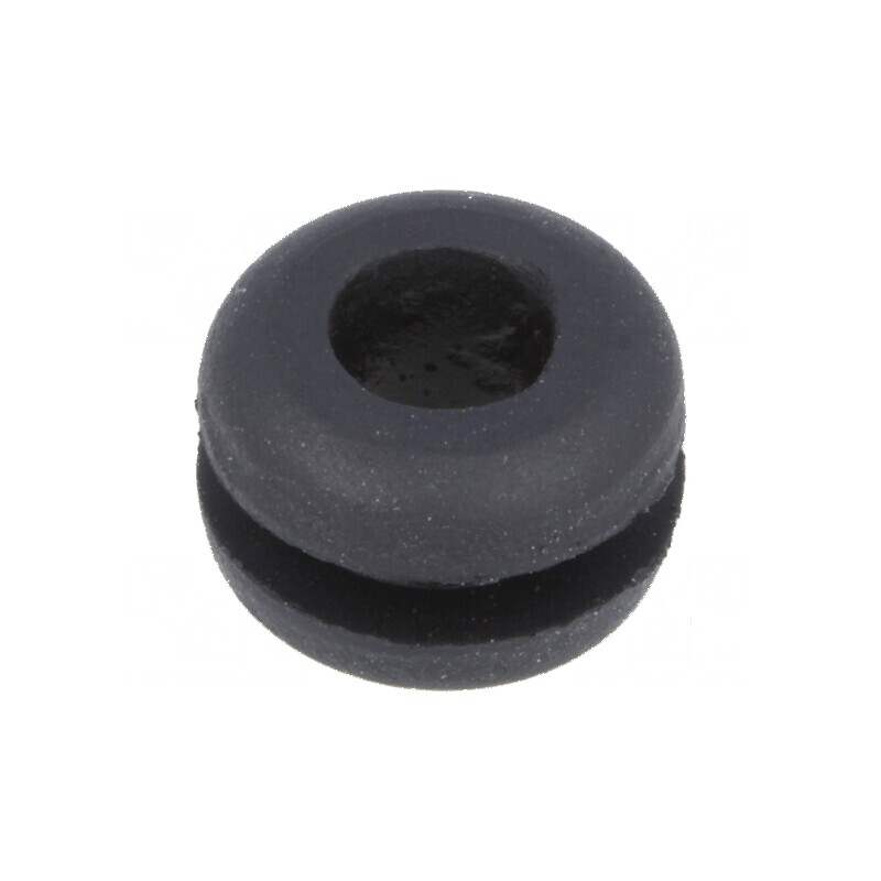 Manșon cauciuc negru 7mm x 5mm -30÷90°C | Electronic-mag.ro | Componente Electronice