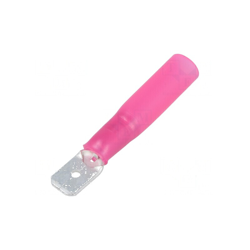 Terminal plat 6,3mm 0,8mm tată 0,5-1,5mm2 pentru crimpare cablu | Electronic-mag.ro | Componente Electronice