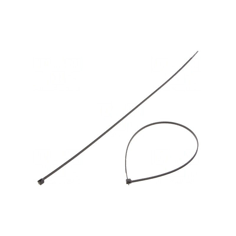 Colier de strângere poliamidă 330mm 2,8mm 110N negru | Electronic-mag.ro | Componente Electronice