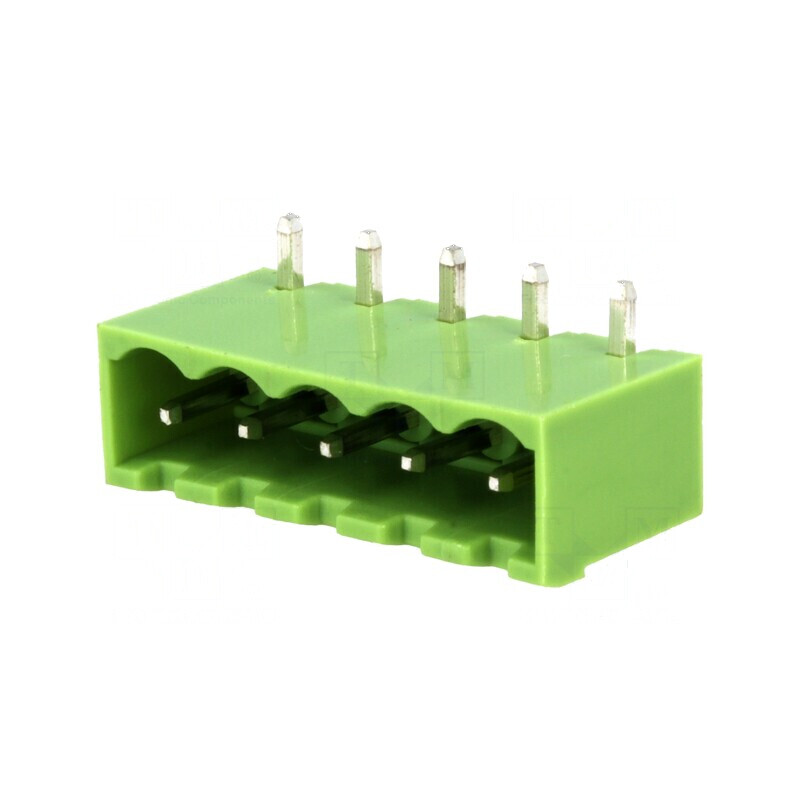 Regletă de conexiuni deconectabilă 5 pini 5,08mm | Electronic-mag.ro | Componente Electronice