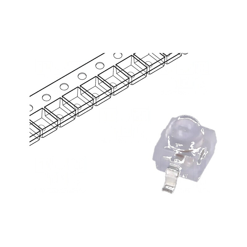 LED galben SMD 11° 70mA 583-595nm 2,3x2,3x2,8mm | Electronic-mag.ro | Componente Electronice