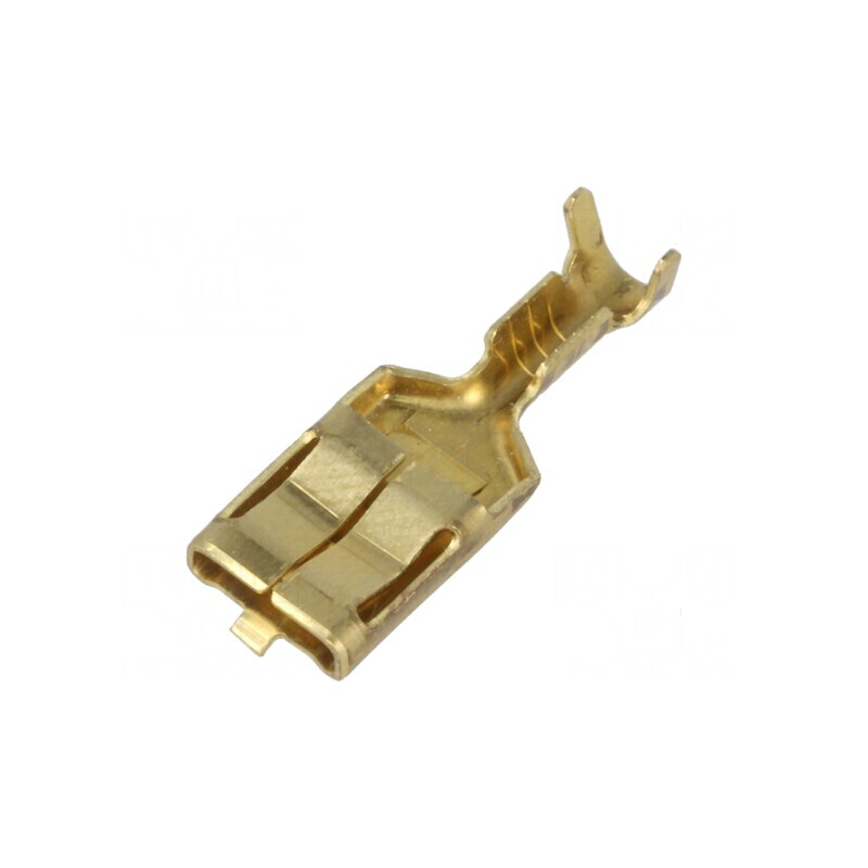 Terminal plat 6,3mm mamă 0,3-1mm² crimpat pe cablu | Electronic-mag.ro | Componente Electronice