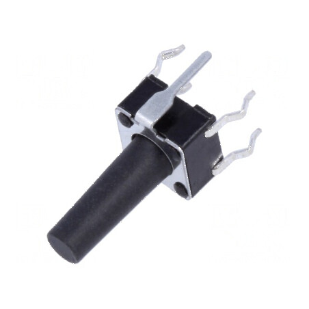 Microîntrerupător TACT SPST-NO 0,05A/24VDC THT | Electronic-mag.ro | Componente Electronice