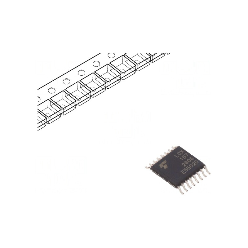 Multiplexor digital SMD TSSOP16 IC LCX 1,65-3,6VDC -40-125°C | Electronic-mag.ro | Componente Electronice