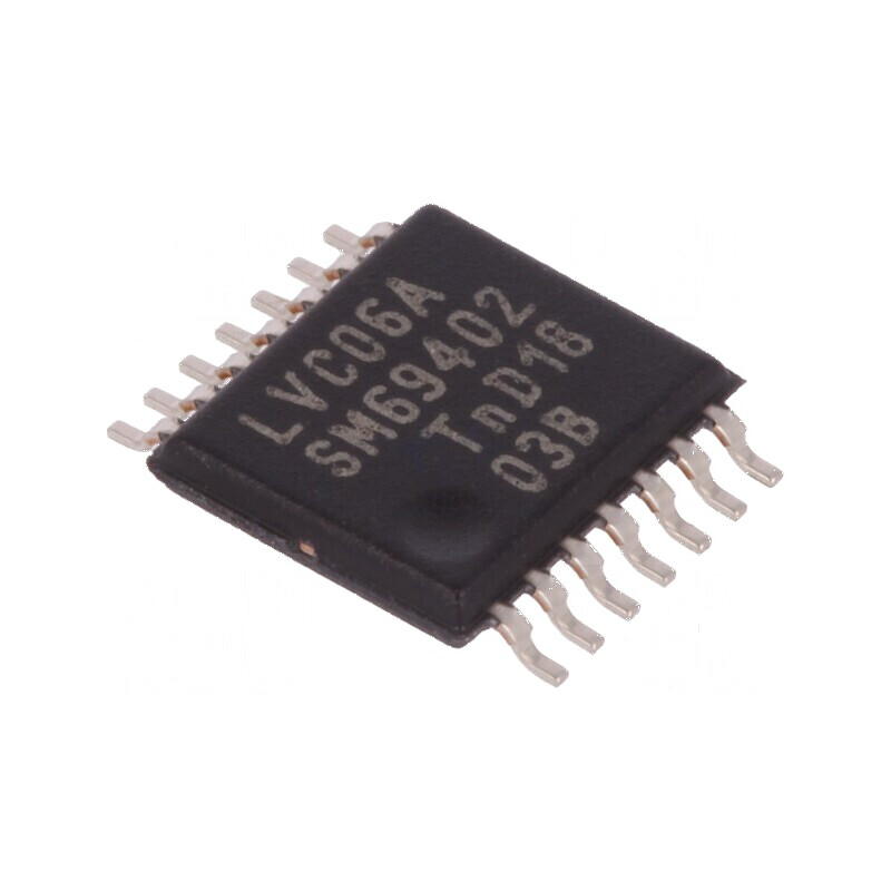 Buffer digital inversor CMOS TTL SMD TSSOP14 LVC | Electronic-mag.ro | Componente Electronice