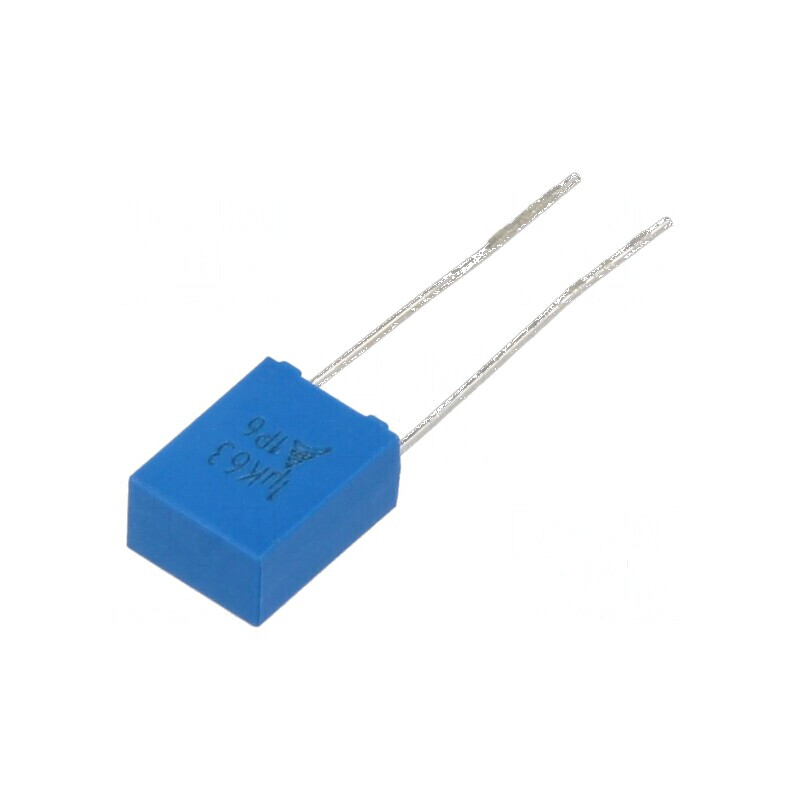 Condensator poliester 1uF 40VAC 63VDC 5mm ±10% -55÷125°C | Electronic-mag.ro | Componente Electronice Condensator poliester 1uF 40VAC 63VDC 5mm ±10% -55÷125°C | Electronic-mag.ro | Componente Electronice