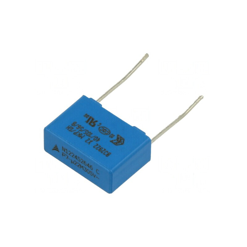 Condensator polipropilenă X2 220nF 18x12,5x7mm THT ±20% | Electronic-mag.ro | Componente Electronice Condensator polipropilenă X2 220nF 18x12,5x7mm THT ±20% | Electronic-mag.ro | Componente Electronice