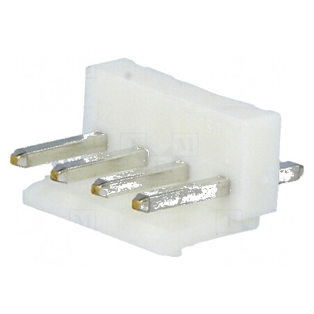 Conector cablu-placă soclu tată VH 3,96mm PIN 4 THT 250V 10A | Electronic-mag.ro | Componente Electronice
