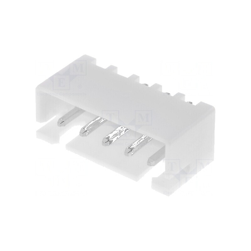 Conector cablu-placă soclu tată XH 2,5mm 5 PIN THT 250V 3A | Electronic-mag.ro | Componente Electronice