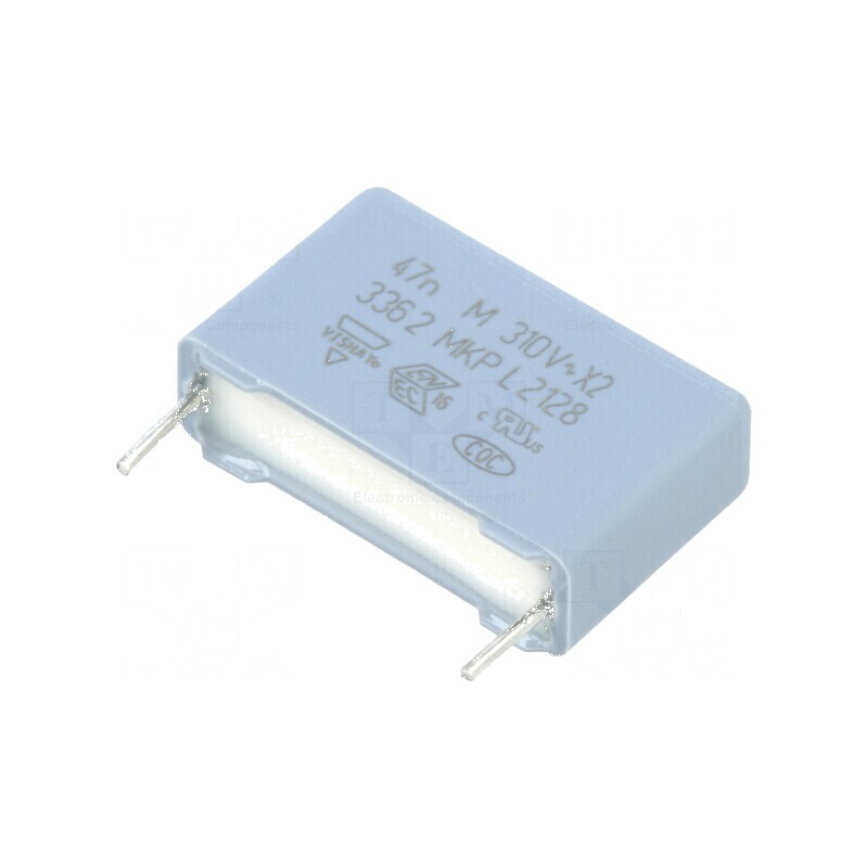 Condensator polipropilenă X2 47nF THT 5x11x17,5mm ±20% | Electronic-mag.ro | Componente Electronice