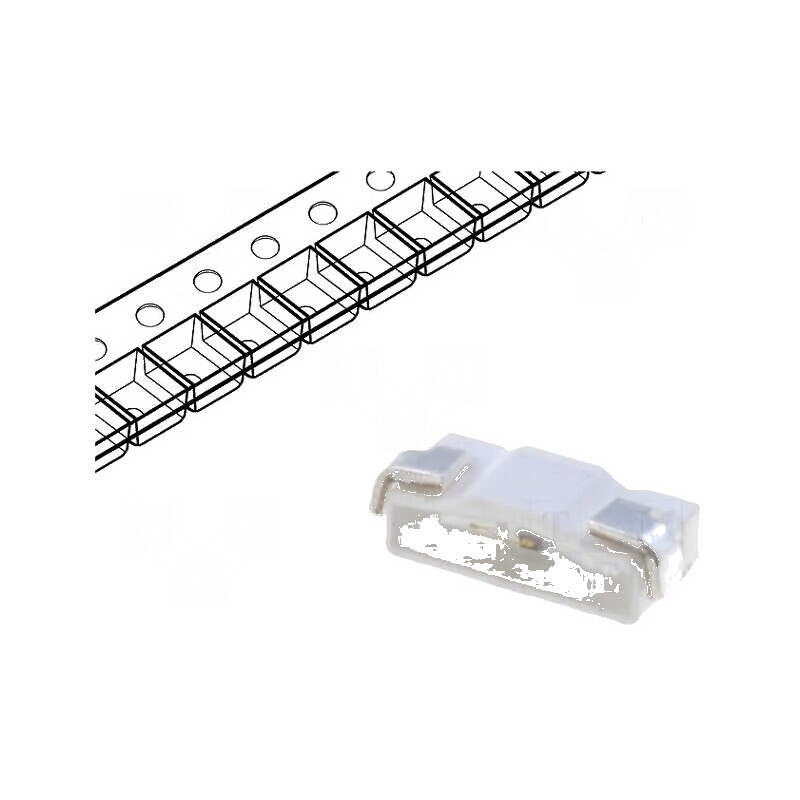 LED SMD 2810 Albastru 50-120mcd 2.8x1.2x0.8mm 110° 20mA | Electronic-mag.ro | Componente Electronice