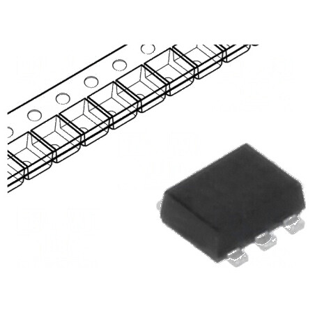 Diodă TVS bidirecțională 6V 5A 90W SOT666 | Electronic-mag.ro | Componente Electronice