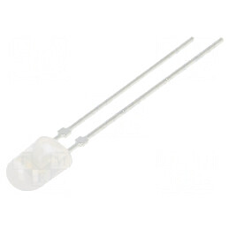 LED oval 5,2x3,8mm mov 9-20mcd 110/40° convex | Electronic-mag.ro | Componente Electronice