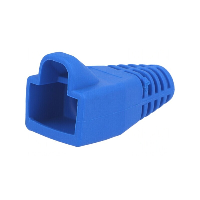 Protecție mufă RJ45 6mm albastră | Electronic-mag.ro | Componente Electronice