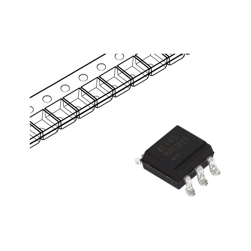 Optotriac 5kV 400V fără sistem de conectare la zero | Electronic-mag.ro | Componente Electronice