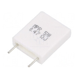 Rezistor THT 470mΩ 5W ±5% Metal Plate 14x18x5,5mm | Electronic-mag.ro | Componente Electronice