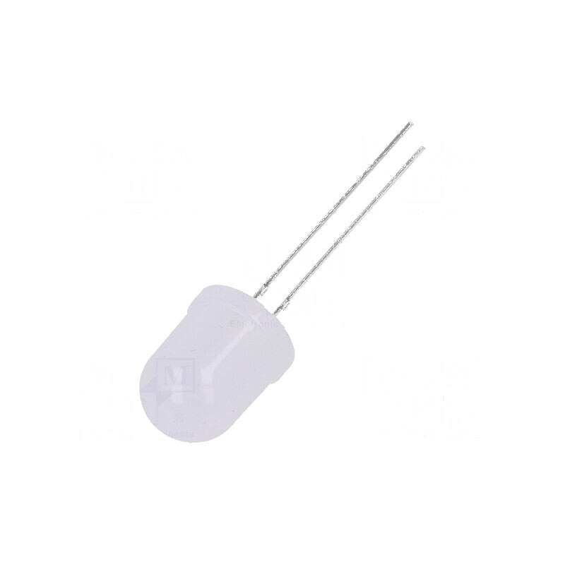 LED 10mm Alb Cald 8400-10000mcd 30° Convex | Electronic-mag.ro | Componente Electronice