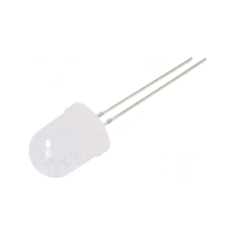 LED 10mm alb 10000-12000mcd 30° convex 6500K | Electronic-mag.ro | Componente Electronice