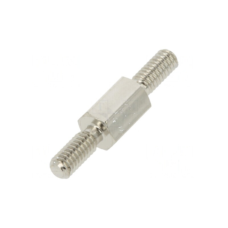 Piuliță distanțieră filetată 6mm M2,5 hexagonală | Electronic-mag.ro | Componente Electronice