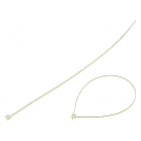 Colier de strângere poliamidă 290mm 3,5mm 135N naturală | Electronic-mag.ro | Componente Electronice
