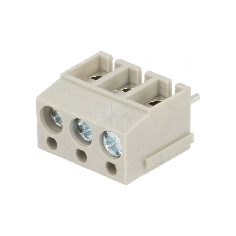 Regletă de conexiuni 90° pentru PCB, 5mm, 3 piste, 2,5mm² | Electronic-mag.ro | Componente Electronice Regletă de conexiuni 90° pentru PCB, 5mm, 3 piste, 2,5mm² | Electronic-mag.ro | Componente Electronice