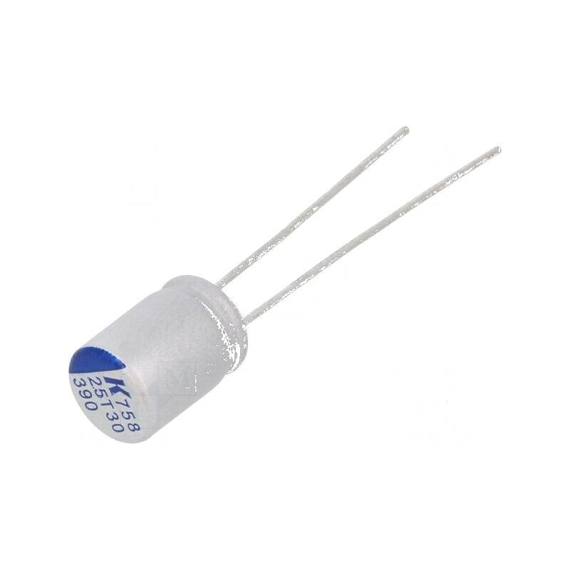 Condensator polimeric 390uF 2.5VDC THT ESR 18mΩ | Electronic-mag.ro | Componente Electronice