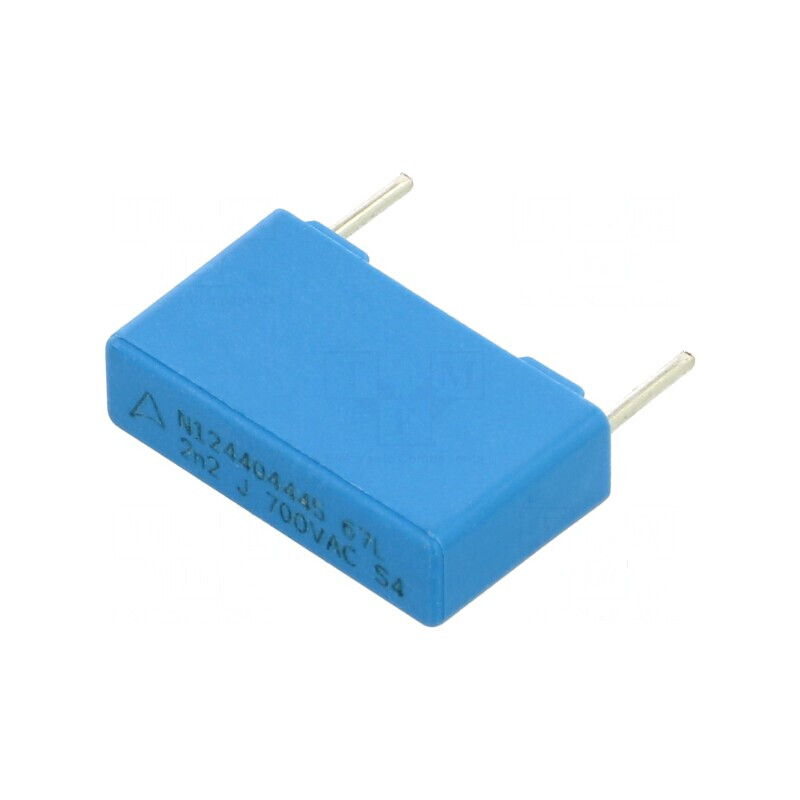 Condensator polipropilenă 2,2nF 18x10,5x5mm THT ±5% 15mm | Electronic-mag.ro | Componente Electronice