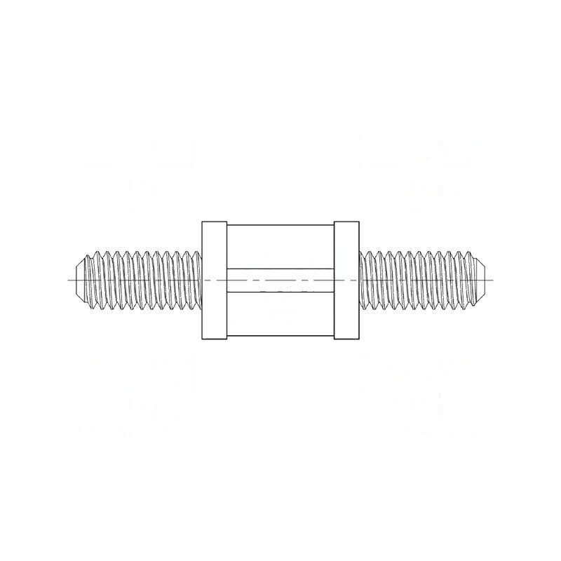 Manșon distanțier cilindric poliamidă 66 M4 9,5mm natural | Electronic-mag.ro | Componente Electronice