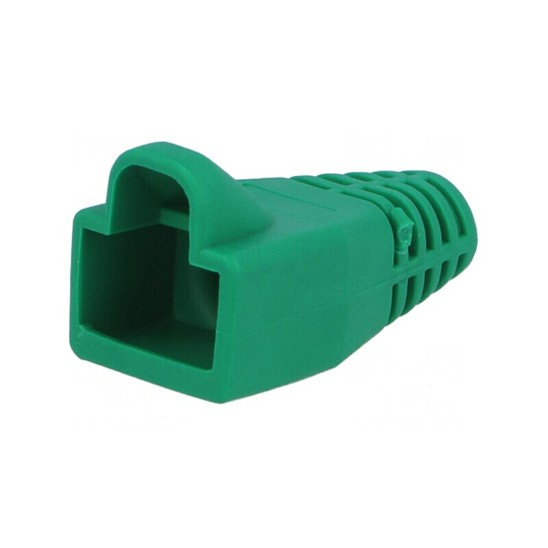 Protecție mufă RJ45 6mm verde | Electronic-mag.ro | Componente Electronice