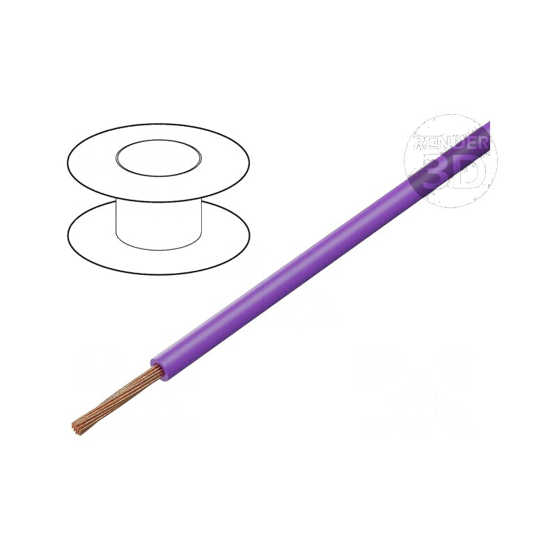 Cablu FLRY-B 1x0,35mm2 Cu PVC violet 60V 100m | Electronic-mag.ro | Componente Electronice Cablu FLRY-B 1x0,35mm2 Cu PVC violet 60V 100m | Electronic-mag.ro | Componente Electronice